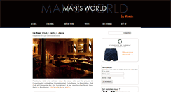 Desktop Screenshot of mansworld.fr