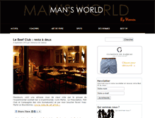 Tablet Screenshot of mansworld.fr